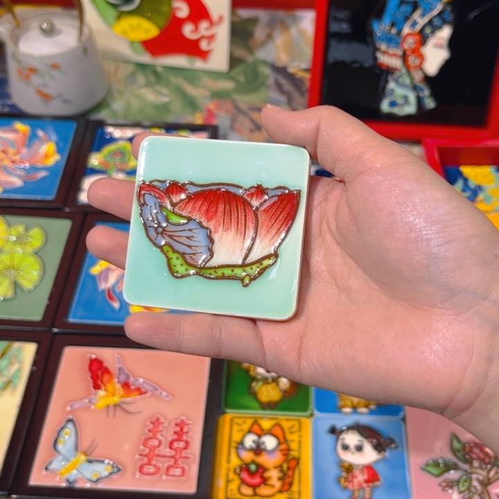 瓷片瓷板画艺术作品
