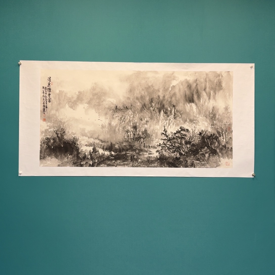国画钟杏林写生水墨