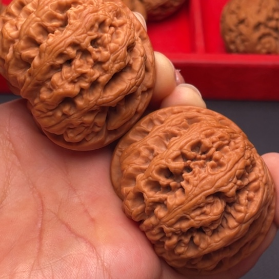 文玩核桃把件秦岭山脉核桃