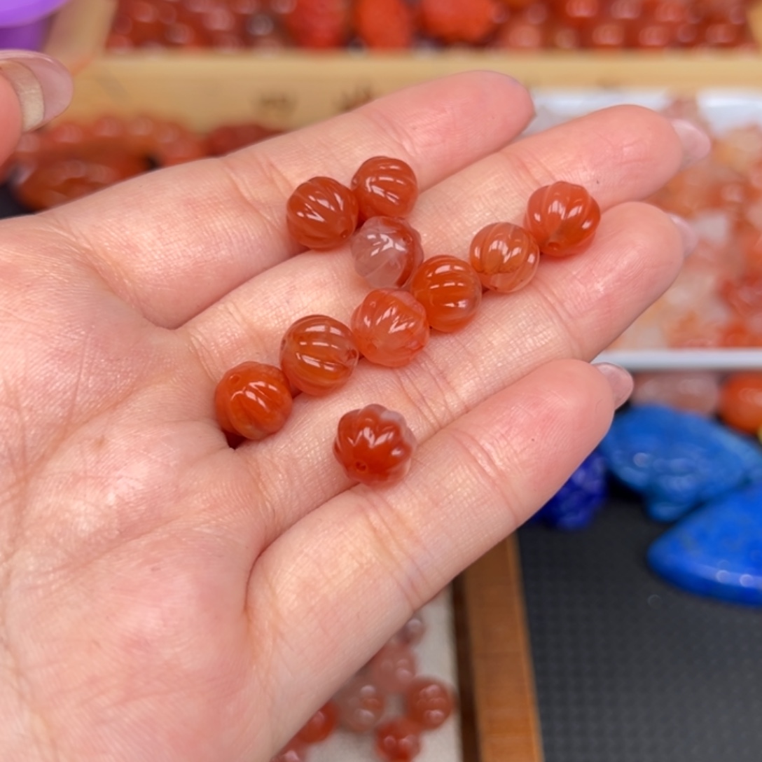 南红玛瑙未镶嵌吊坠(不含链)