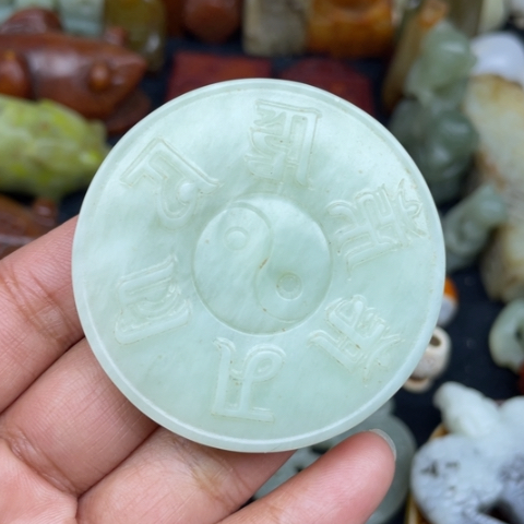 蛇纹石玉未镶嵌颈饰28