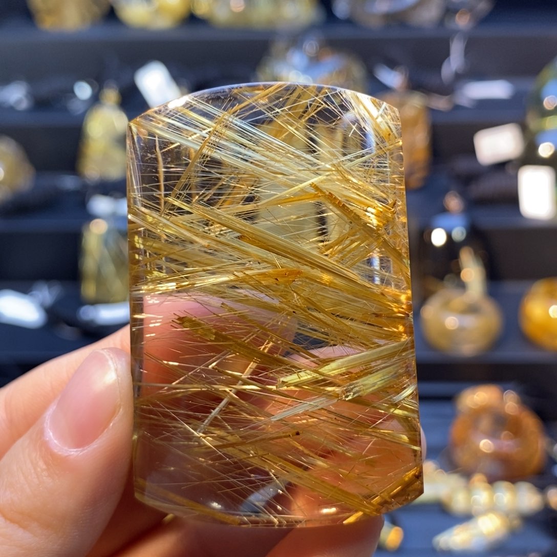 水晶颈饰未镶嵌导*！钛晶吊坠