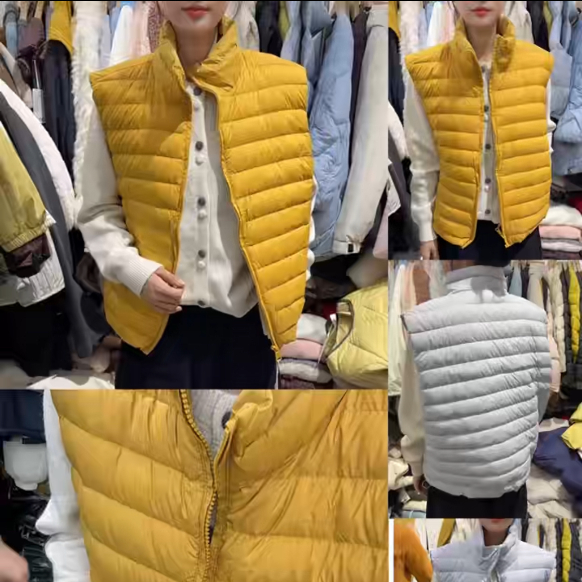 宽松短款拉链法式立领常规圆领女款保暖修身