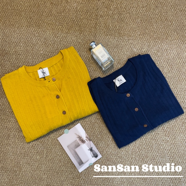 SanSan家  两色百搭圆领针织衫