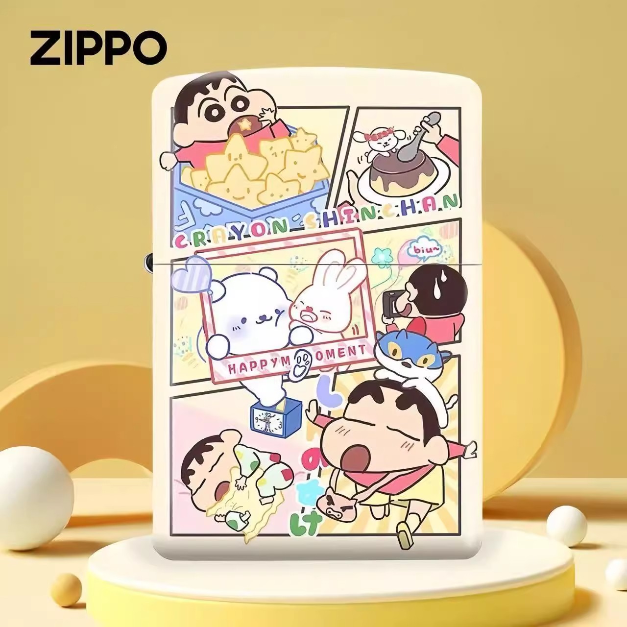 zippo打火机生日礼物蜡笔小新芝宝官方正品防风创意打火机推荐