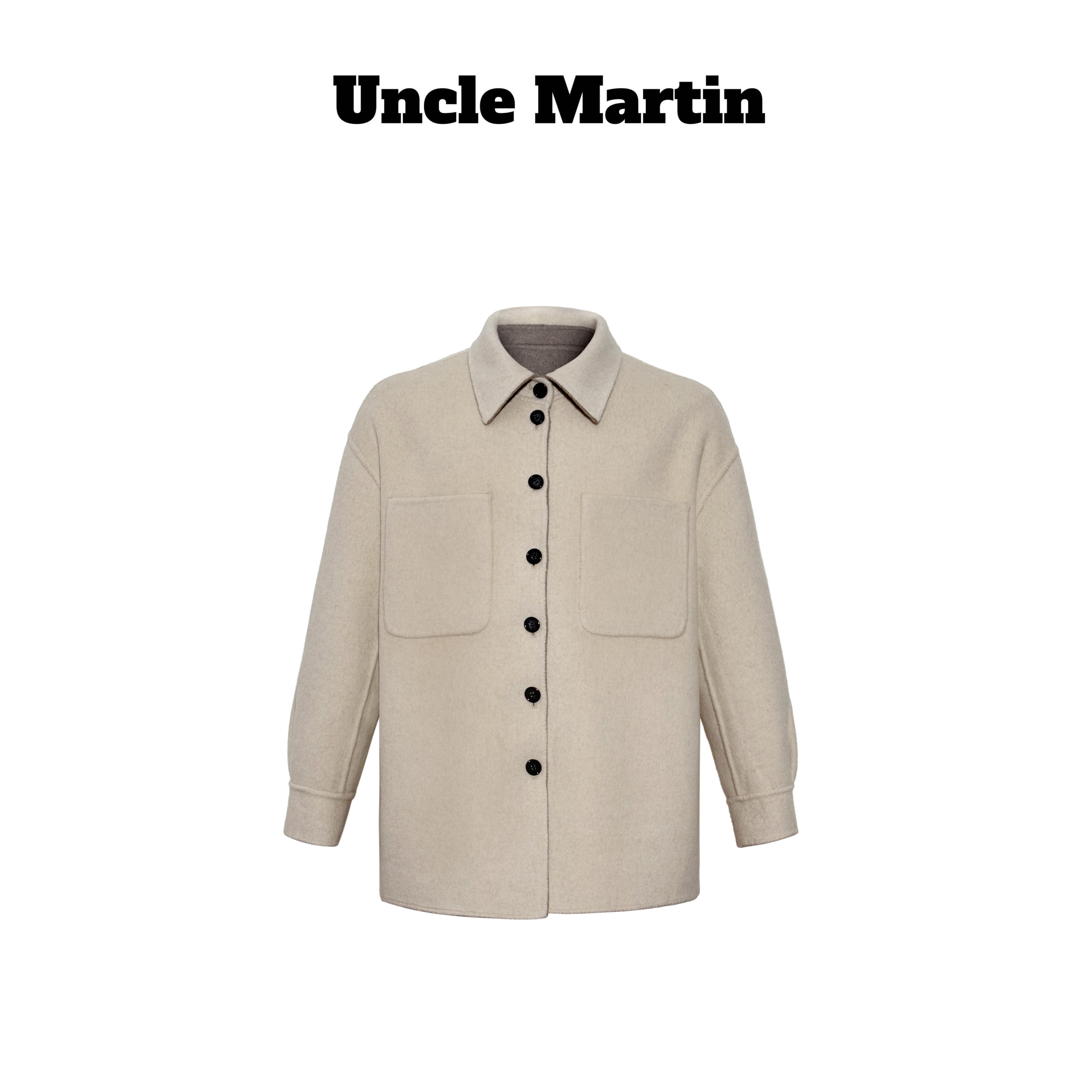 马丁叔叔 25AW秋冬外套翻领纽扣高级感 653