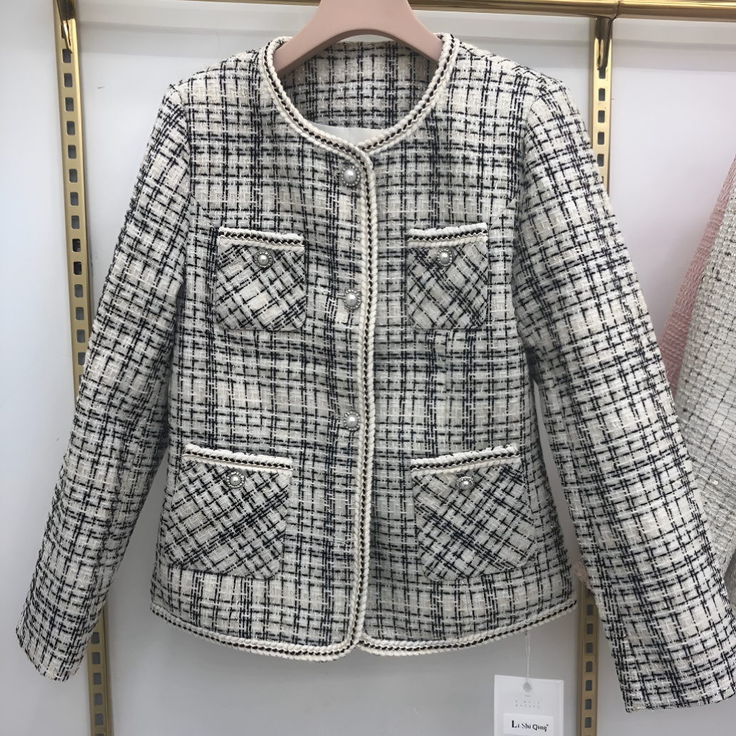 H23春季轻奢气质名媛外套女