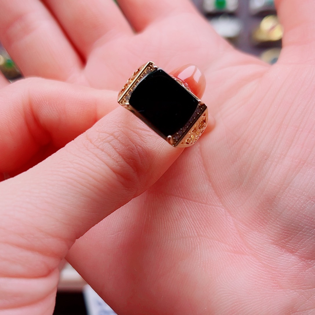 未镶嵌戒指翡翠11