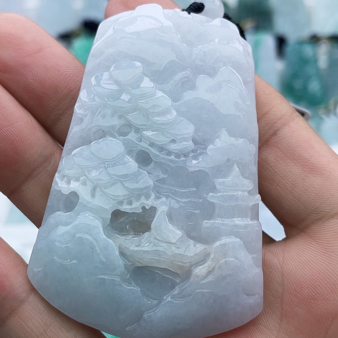 颈饰未镶嵌翡翠翡翠