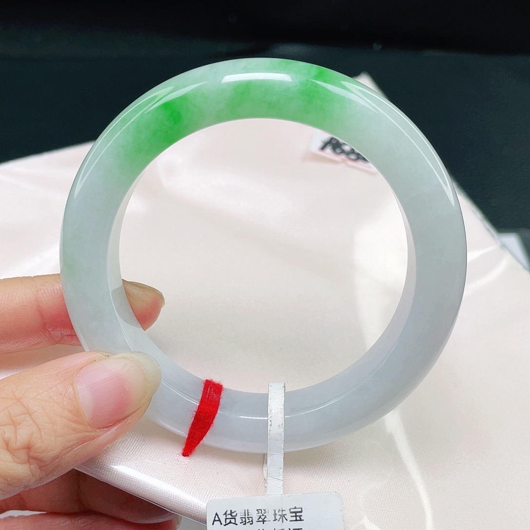 未镶嵌手镯翡翠正圈55.9。027