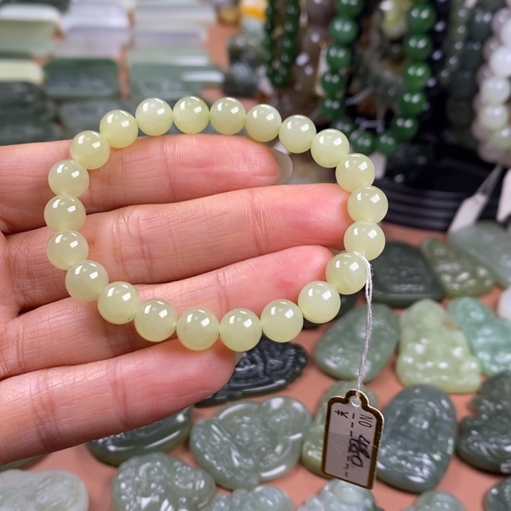 和田玉（糖玉）未镶嵌手链