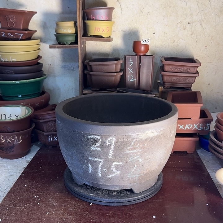 宜兴紫砂花盆手工制作