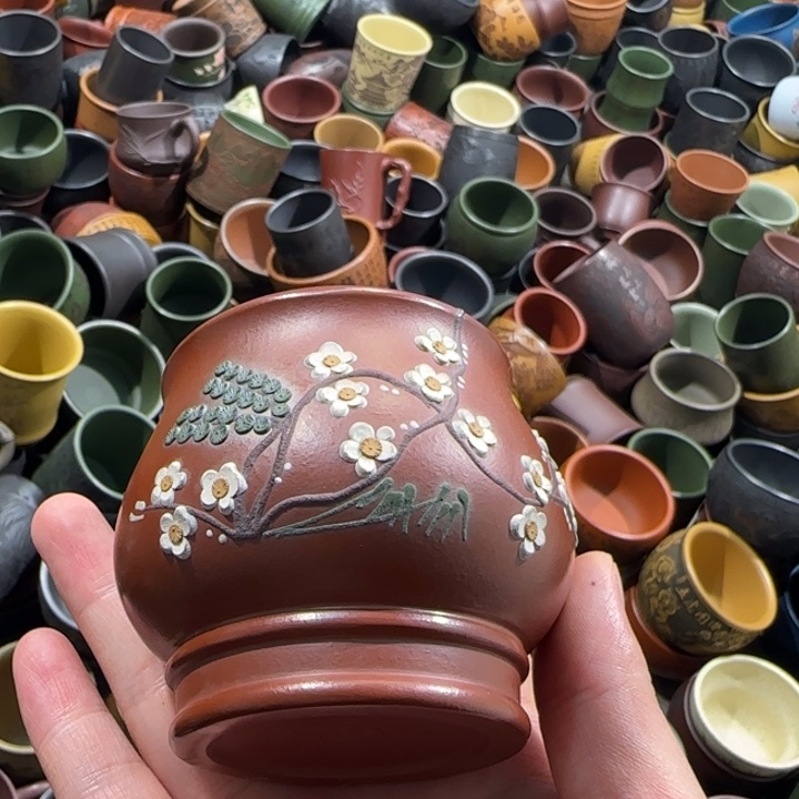 茶杯紫砂全手工紫砂