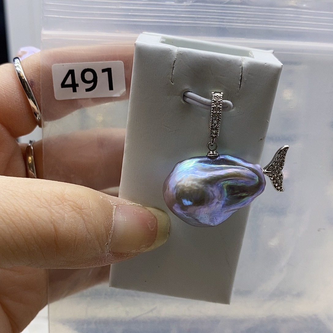 颈饰合金淡水珍珠