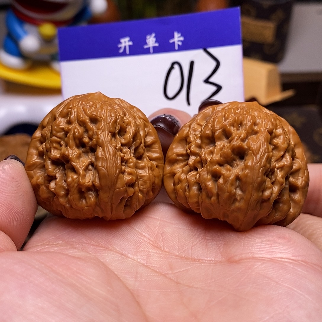 桃核吊坠文玩核桃平谷凹底39微修n