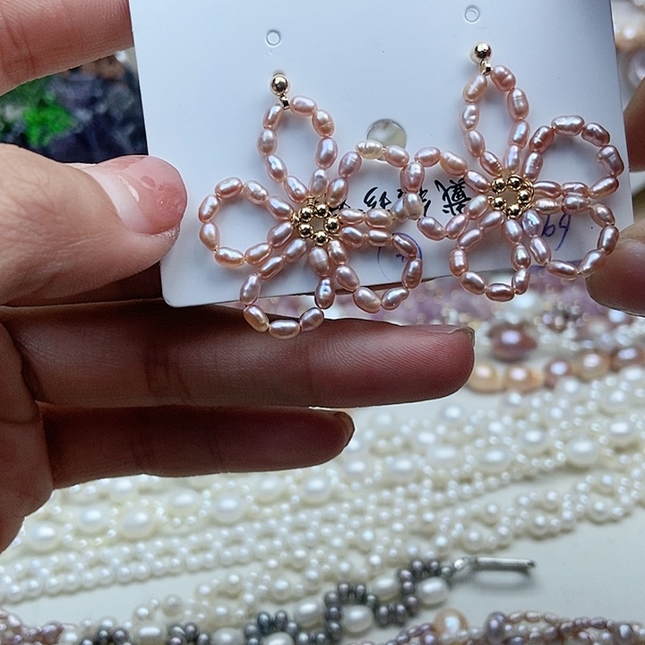 淡水珍珠颈饰银S925镶嵌