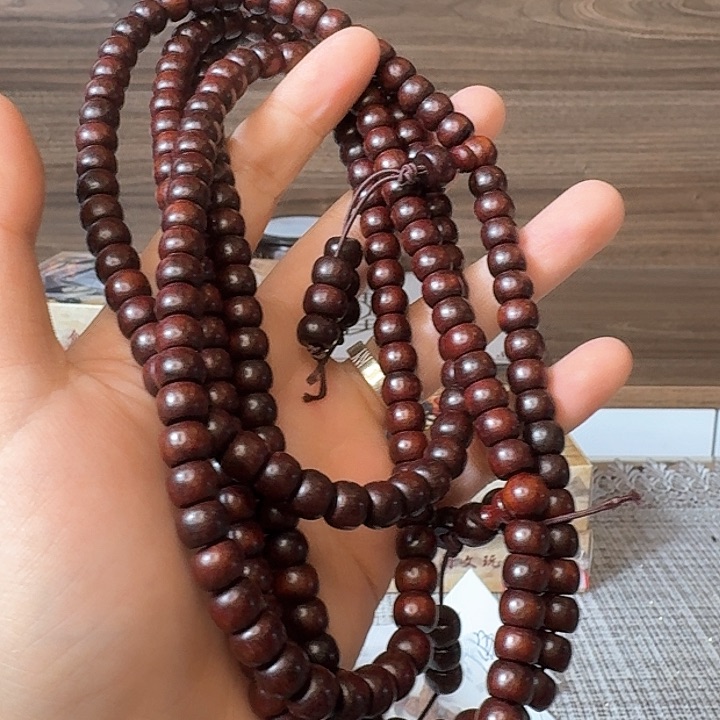 猴头核桃手串紫檀