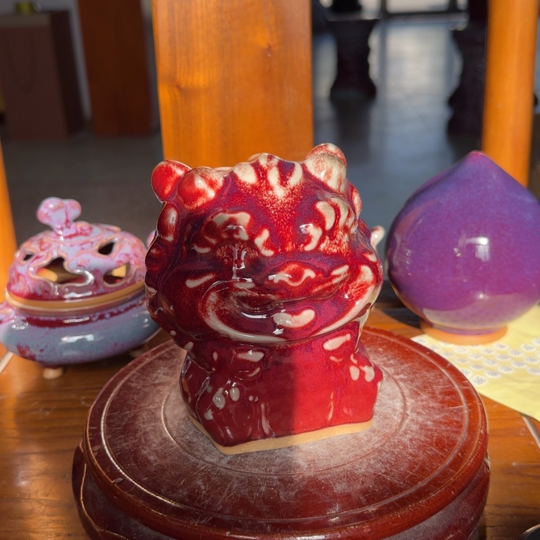 瓷摆件郑家钧窑摆件