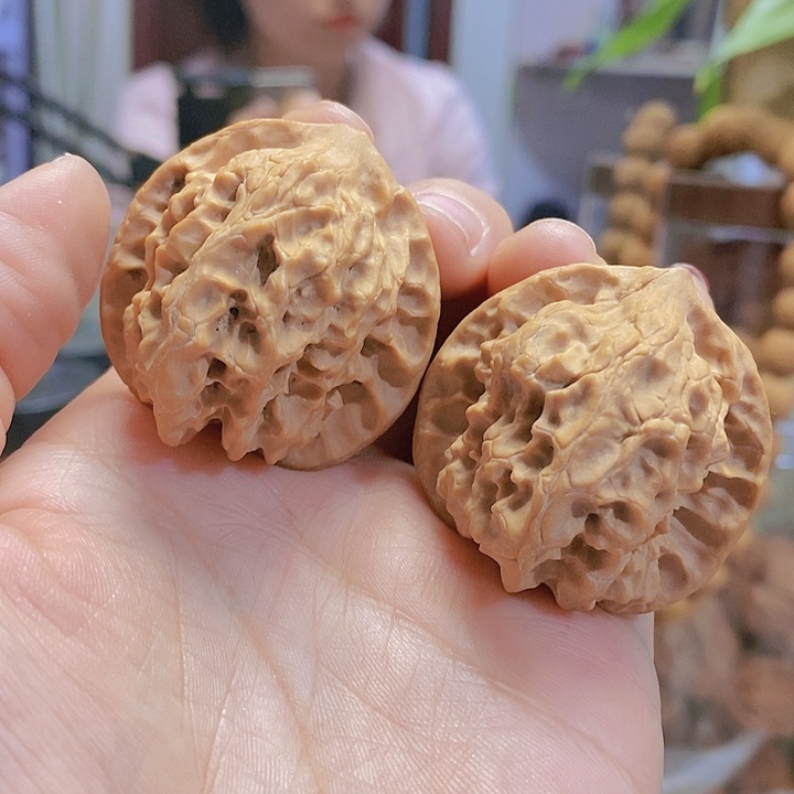 【闪购商品】文玩核桃把件38.5白蛇谷小众