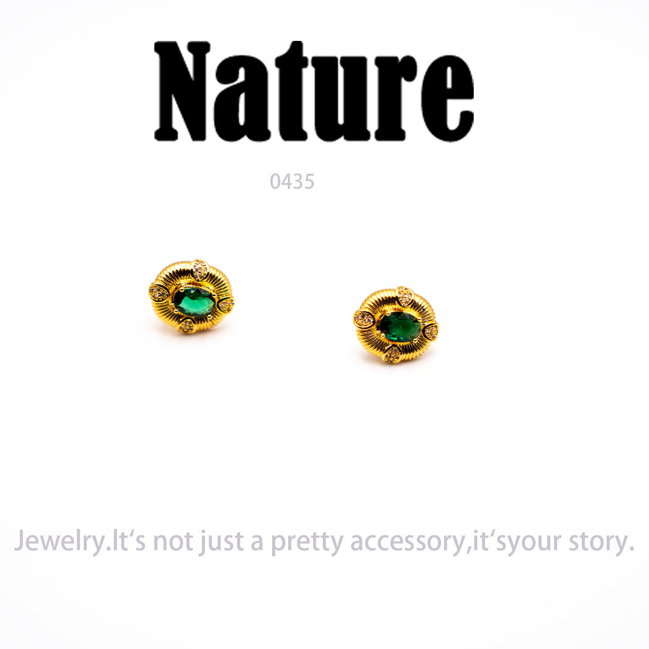 铜合金耳饰 设计师气质耳环小众设计高级感耳钉耳饰～0435