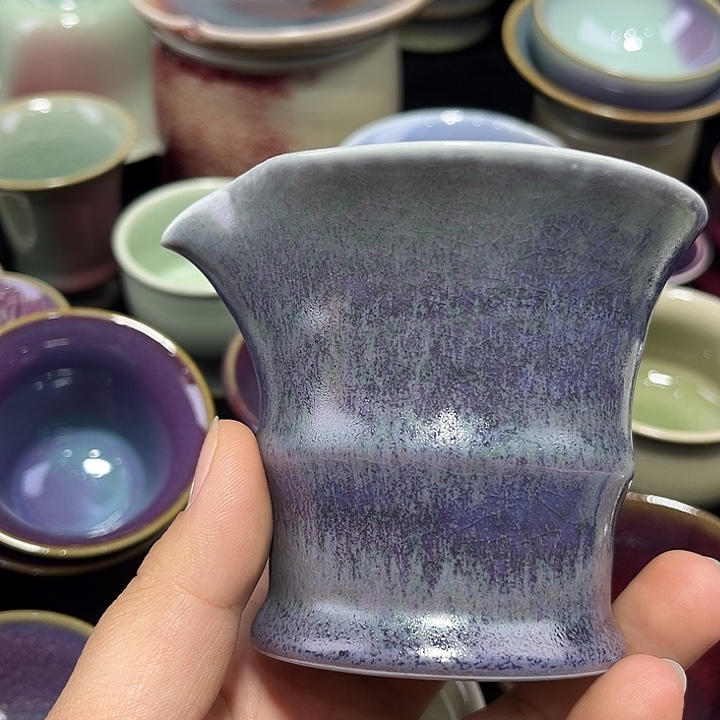 坤***心陶摆件钧窑茶器钧窑茶器