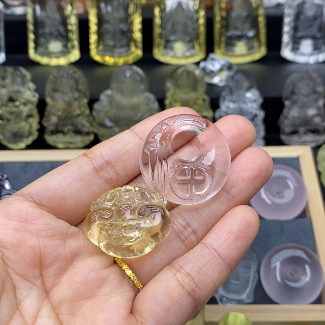 博***武颈饰未镶嵌水晶水晶