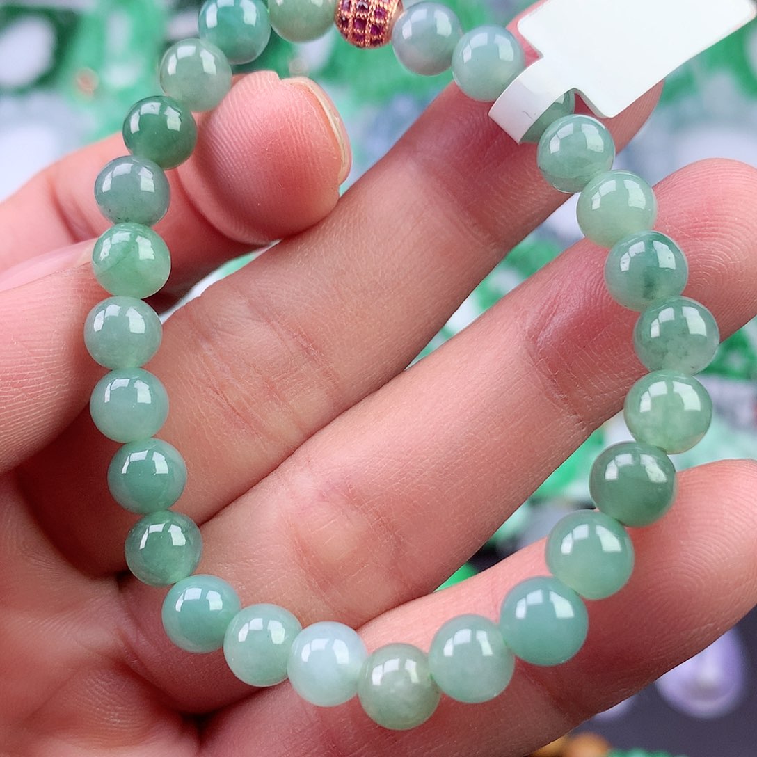 未镶嵌手链翡翠手串