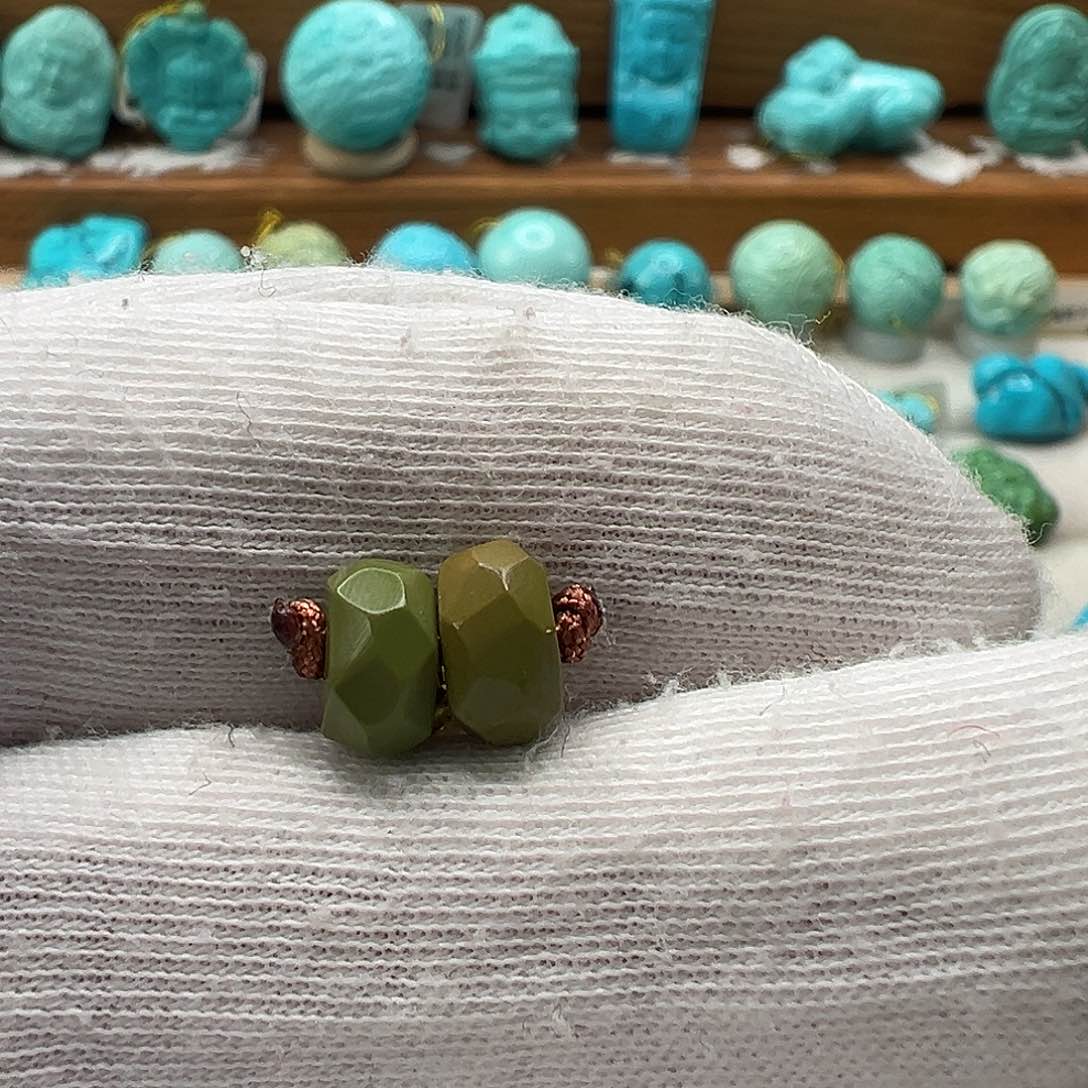 绿松石无相隔珠 未镶嵌