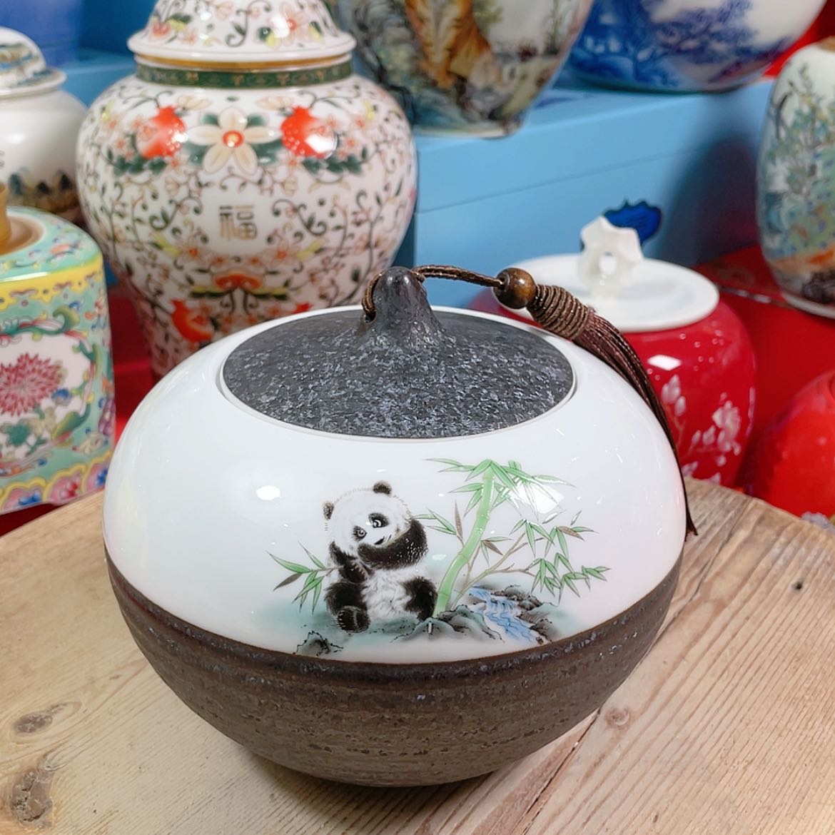 【闪购商品】罐陶瓷茶叶罐密封罐