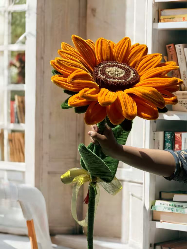 巨型向日葵成品材料包适合礼物成人礼中考高考玫瑰花手工花花束