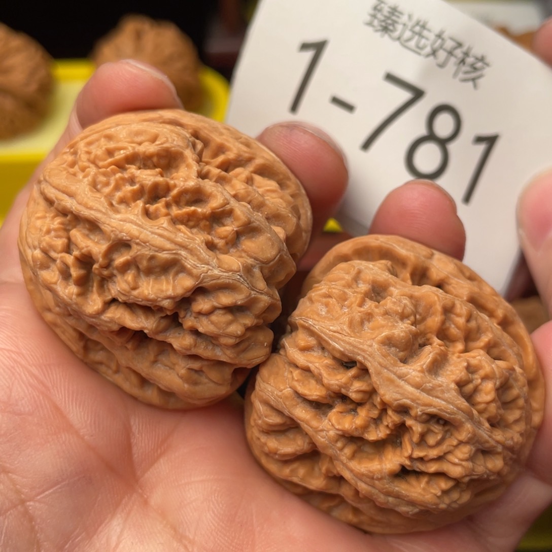 文玩核桃把件粗筋40