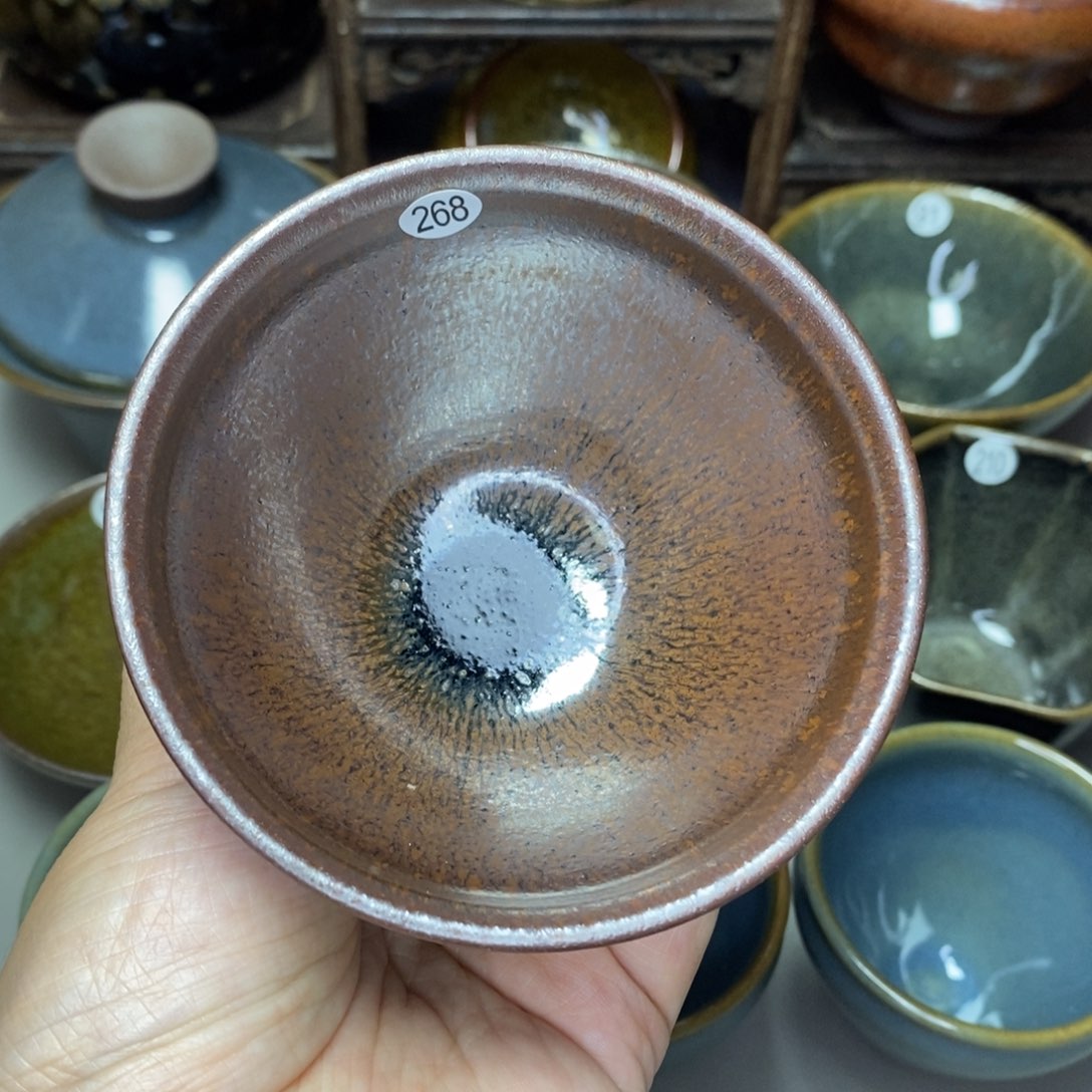 茶盏建窑建盏主人杯