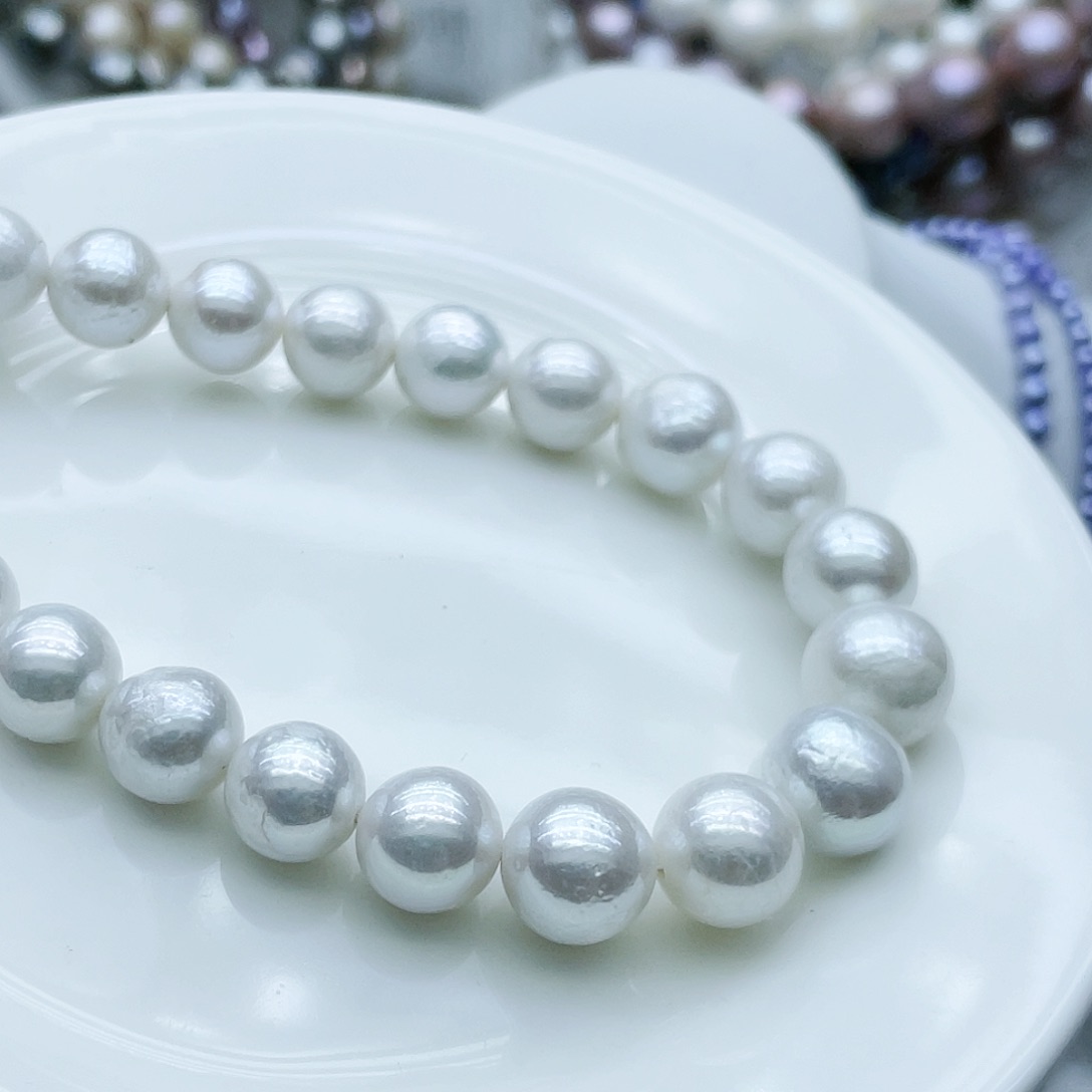 淡水珍珠颈饰钛钢