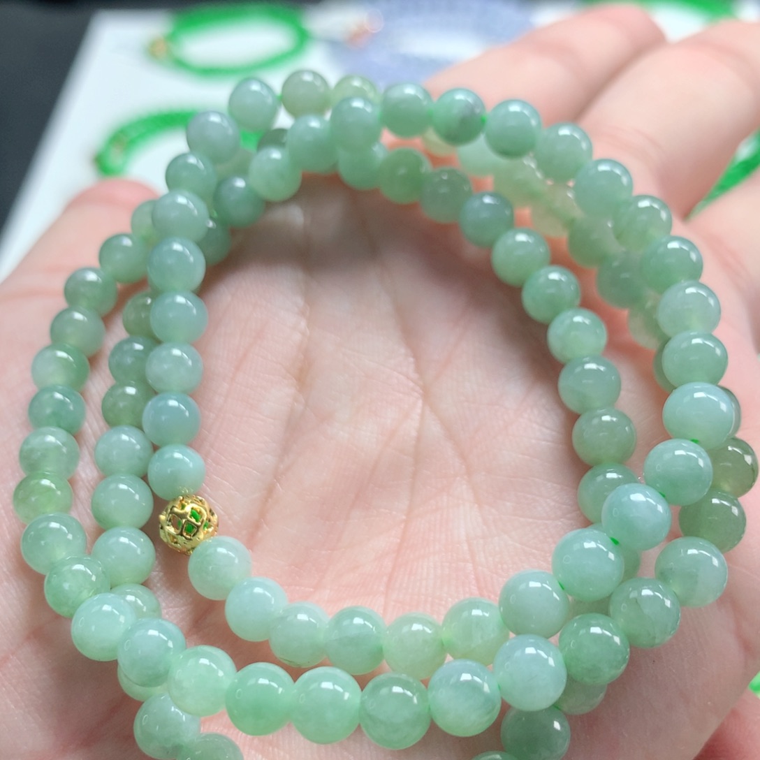 翡翠未镶嵌手链翡翠