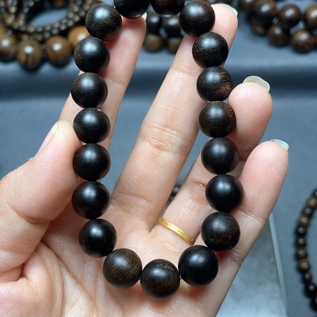 沉香手串小***紫棋瘤疤1.0