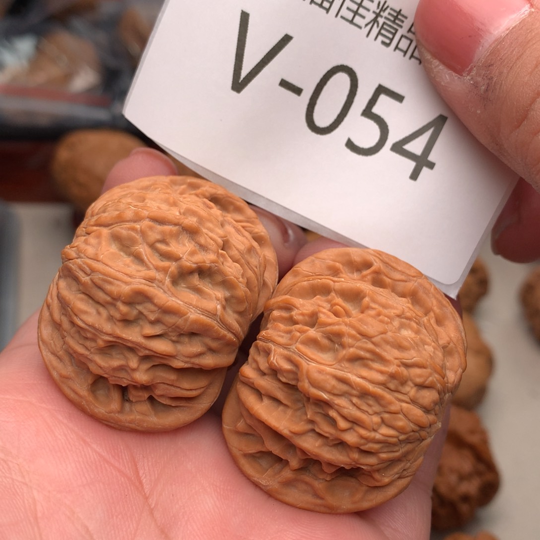 文玩核桃把件40磨盘………..