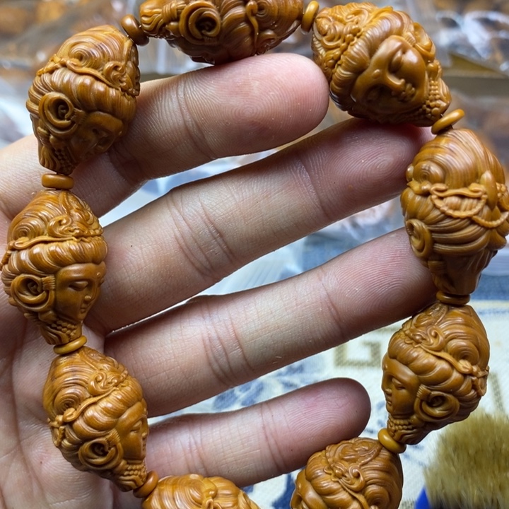 橄榄核手串/手链橄榄核雕工艺手串