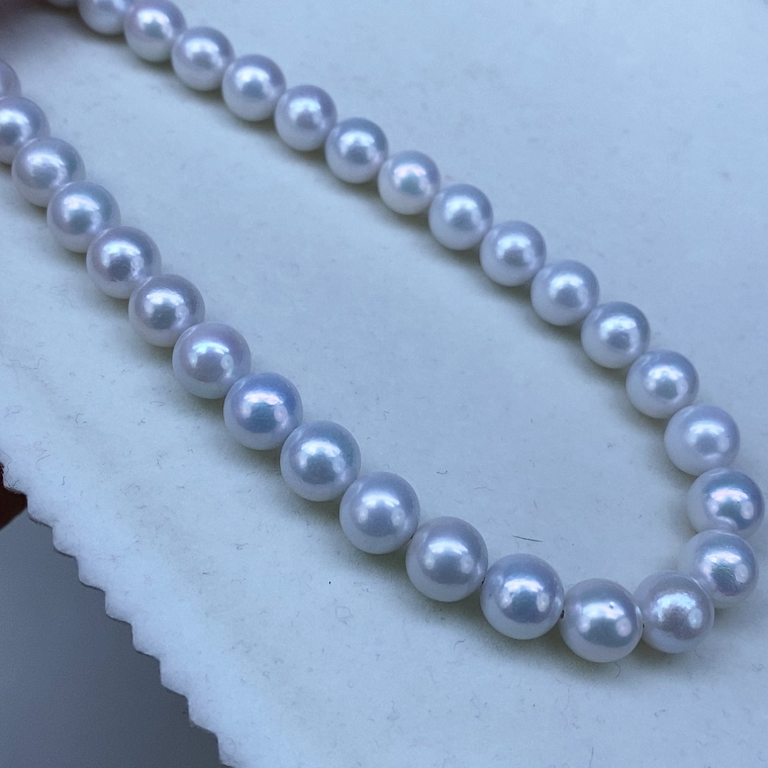 淡水珍珠颈饰银S925镶嵌➕9-9.5高品