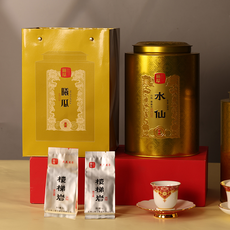 XIGUA/曦瓜楼梯岩老枞水仙罐装256g武夷正岩核心产区特级送礼