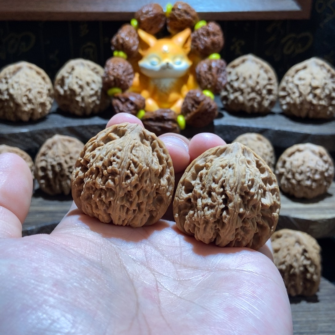 顶***操把件文玩核桃涿鹿南将石