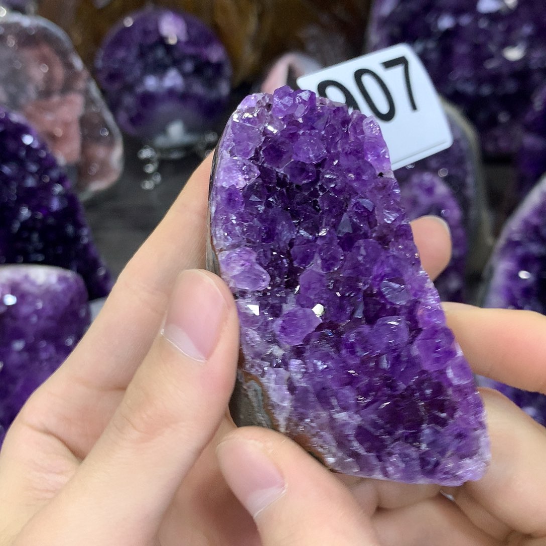 紫晶珠宝半成品未镶嵌907