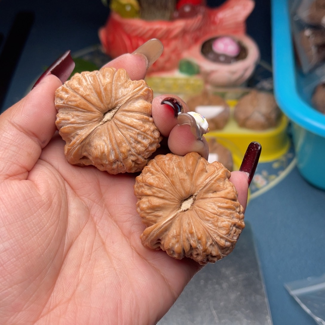 文玩核桃把件南瓜墩44