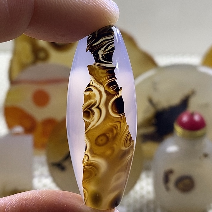 玛瑙/玉髓未镶嵌颈饰