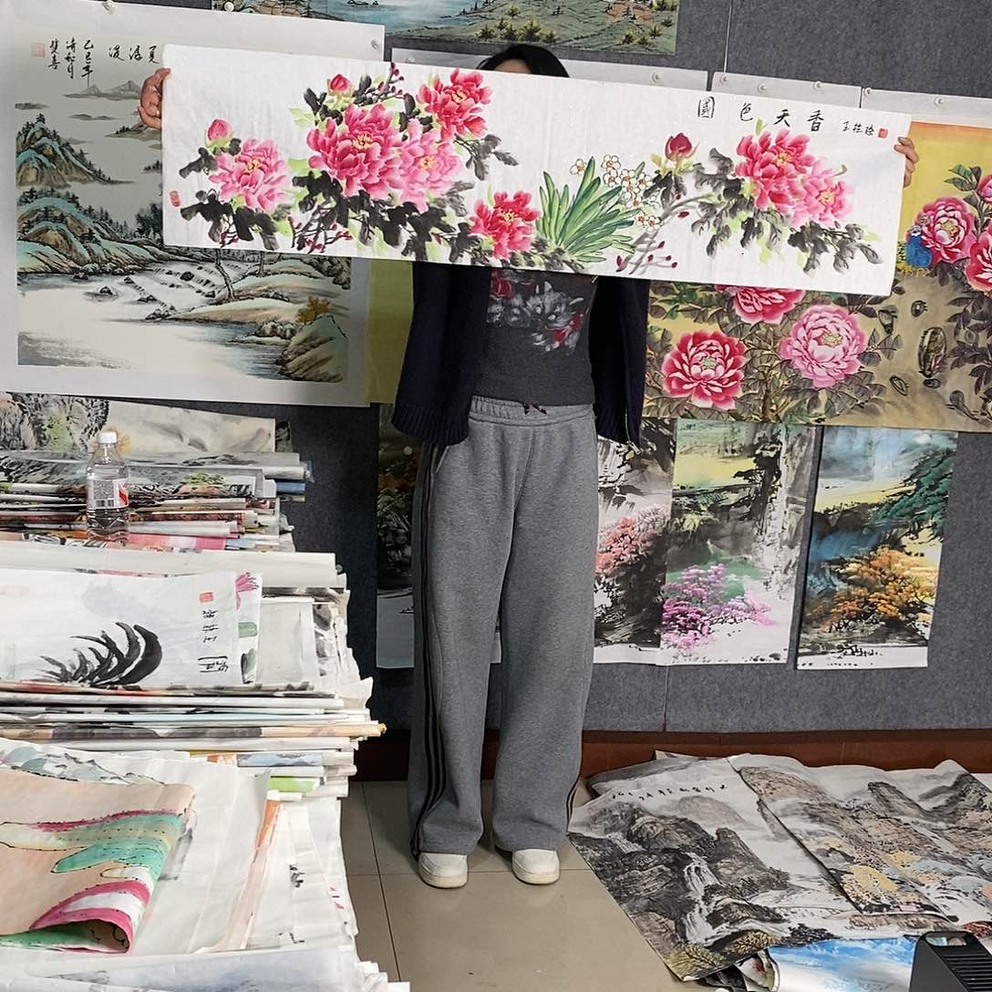 国画手写手绘国画作品9