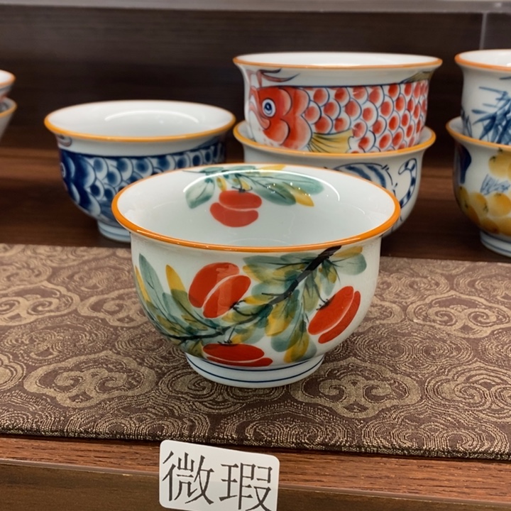 釉下老陶泥手工绘制