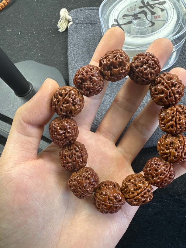 爆肉纹五瓣大金刚菩提子男士文玩盘玩佛珠手串