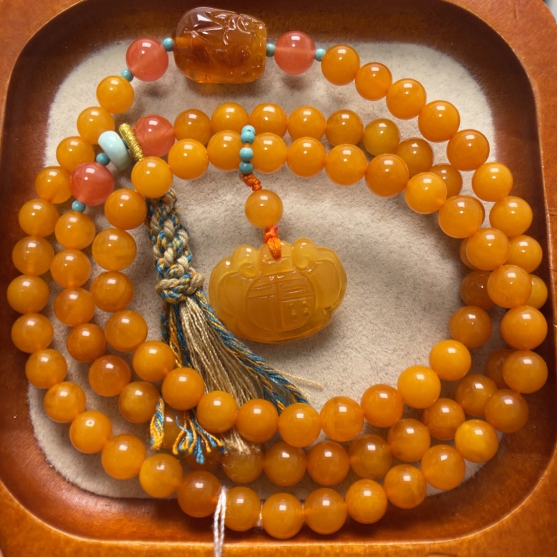 蜜蜡未镶嵌手串蜜蜡