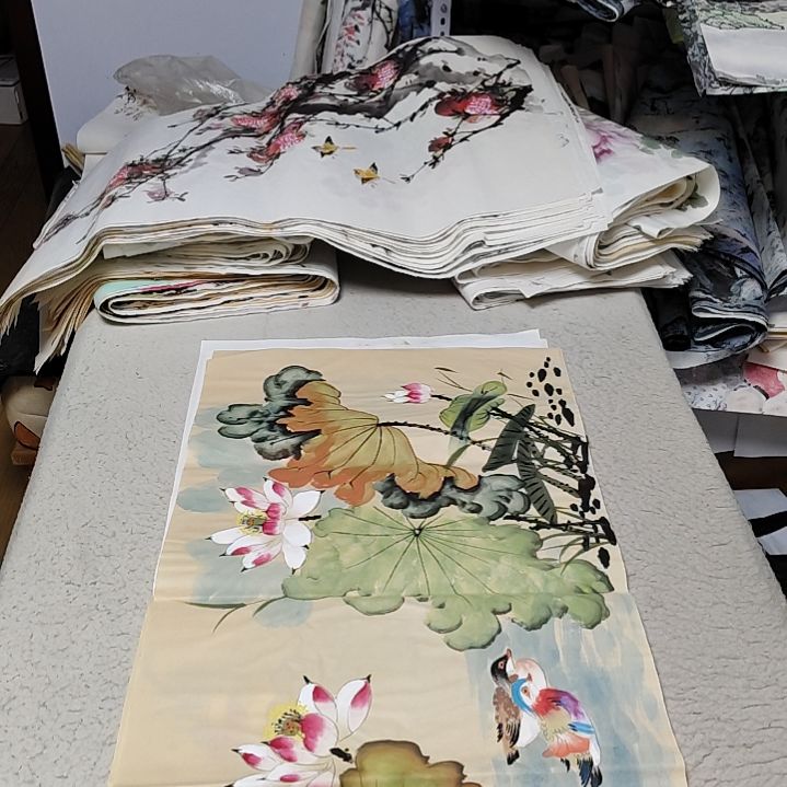 青***儿国画落款后台备注