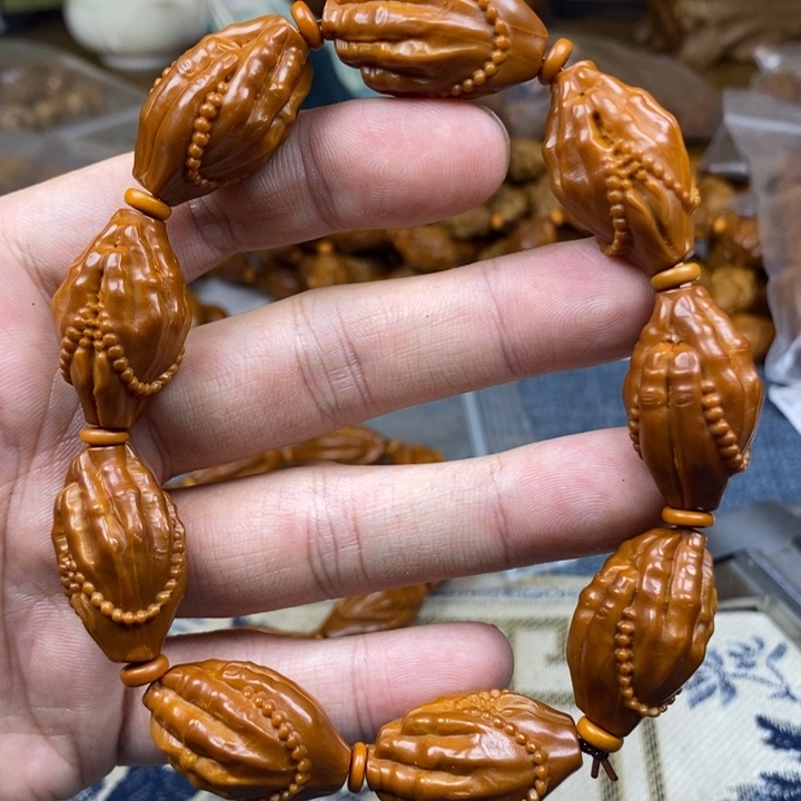 橄榄核手串/手链橄榄核雕工艺手串