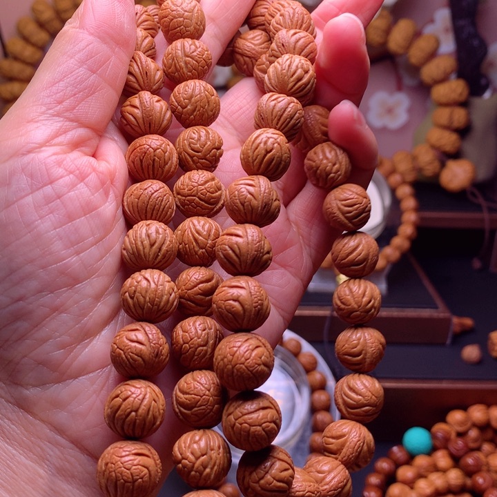 桃核手串龙纹桃核8